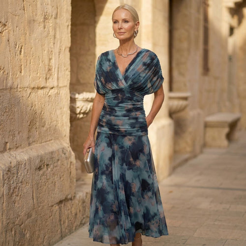 Luna | Elegantes Blaues Kleid