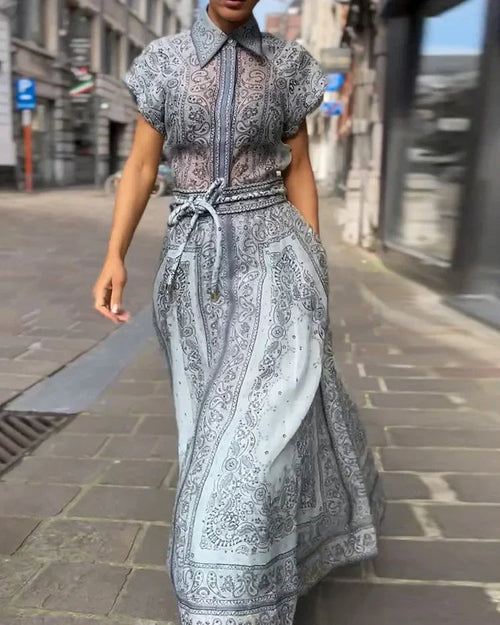 Adele - Bohemian Print Zweiteiliges Ensemble