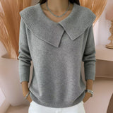 Jennifer - Pullover mit Umlegekragen