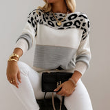 Solveig - Pullover mit Leo-Detail