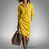 Marion - Strickkleid mit Knopfleiste