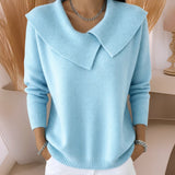 Jennifer - Pullover mit Umlegekragen