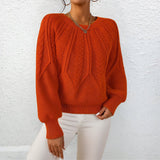 Erika - Strickpullover mit Zopfmuster