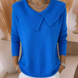 Jennifer - Pullover mit Umlegekragen