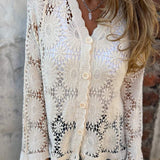 Marga – Häkeljacke mit Ajour