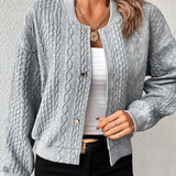 Lucille - Strickjacke mit Zopfmuster