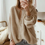 Wiebke – Flauschige Strickjacke