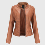 Giorgina – Bikerjacke in Leder-Optik