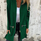 Greta – Lange Jacke mit Kapuze