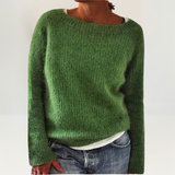 Suzy – Flauschpullover in Terrakotta