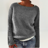 Suzy – Flauschpullover in Terrakotta