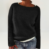 Suzy – Flauschpullover in Terrakotta
