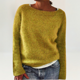 Suzy – Flauschpullover in Terrakotta
