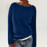 Suzy – Flauschpullover in Terrakotta
