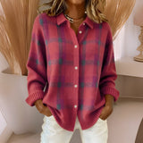 Annika - Strickjacke mit Karomuster
