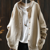 Isolde – Strickjacke mit Noppen