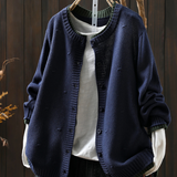 Isolde – Strickjacke mit Noppen