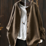 Isolde – Strickjacke mit Noppen