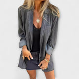 Sonja – Blazer in Denim-Optik