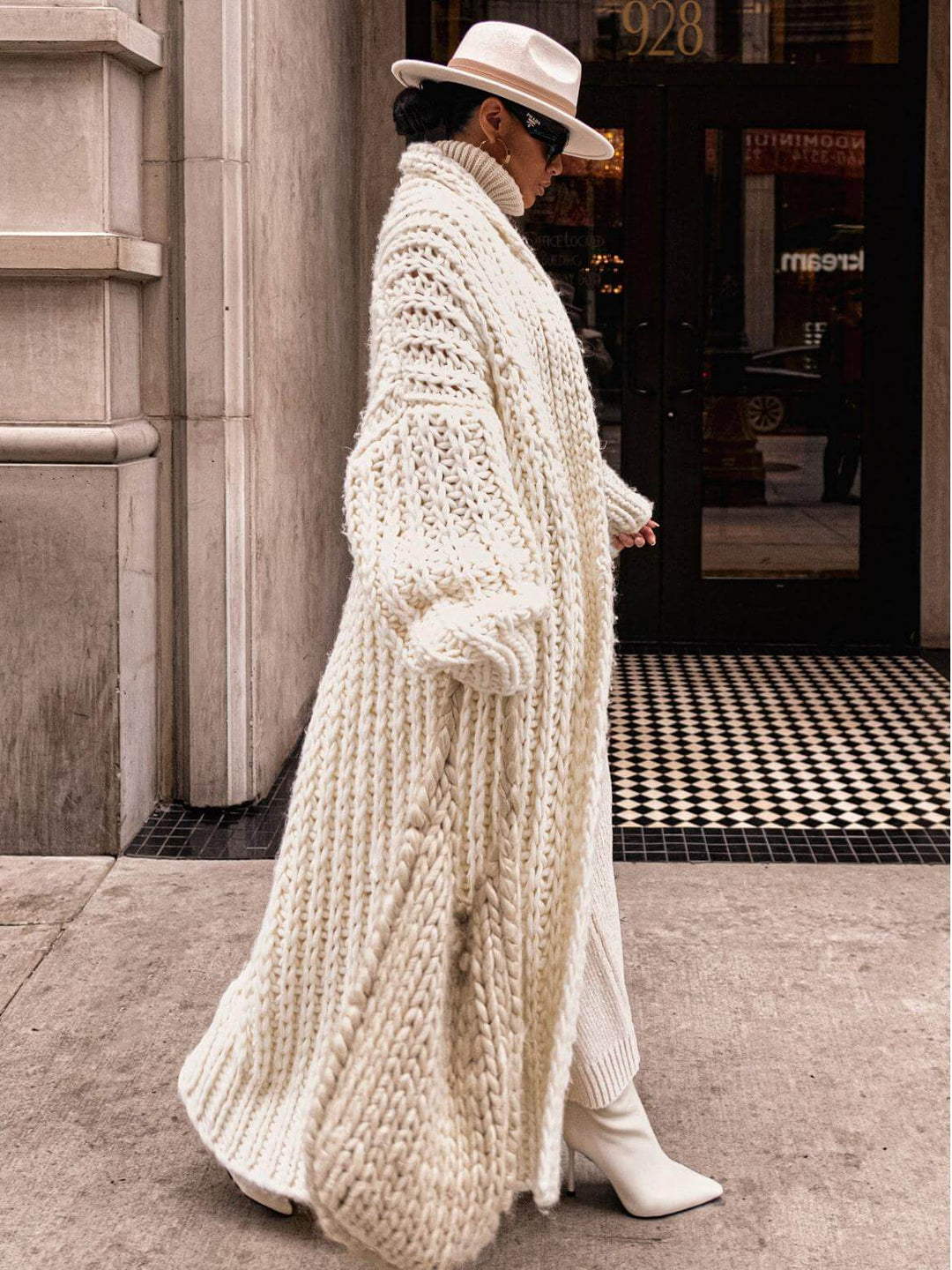 Strick-Cardigan-Set im Oversize-Look