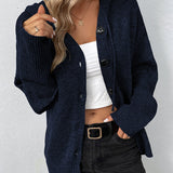 Elke – Strickjacke mit Kapuze