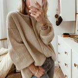Wiebke – Flauschige Strickjacke