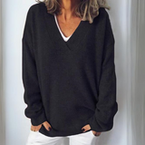 Roselinde – Pullover mit tiefem V