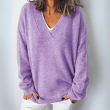 Roselinde – Pullover mit tiefem V