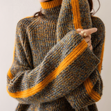 Senta – Melange-Pullover mit Rollkragen