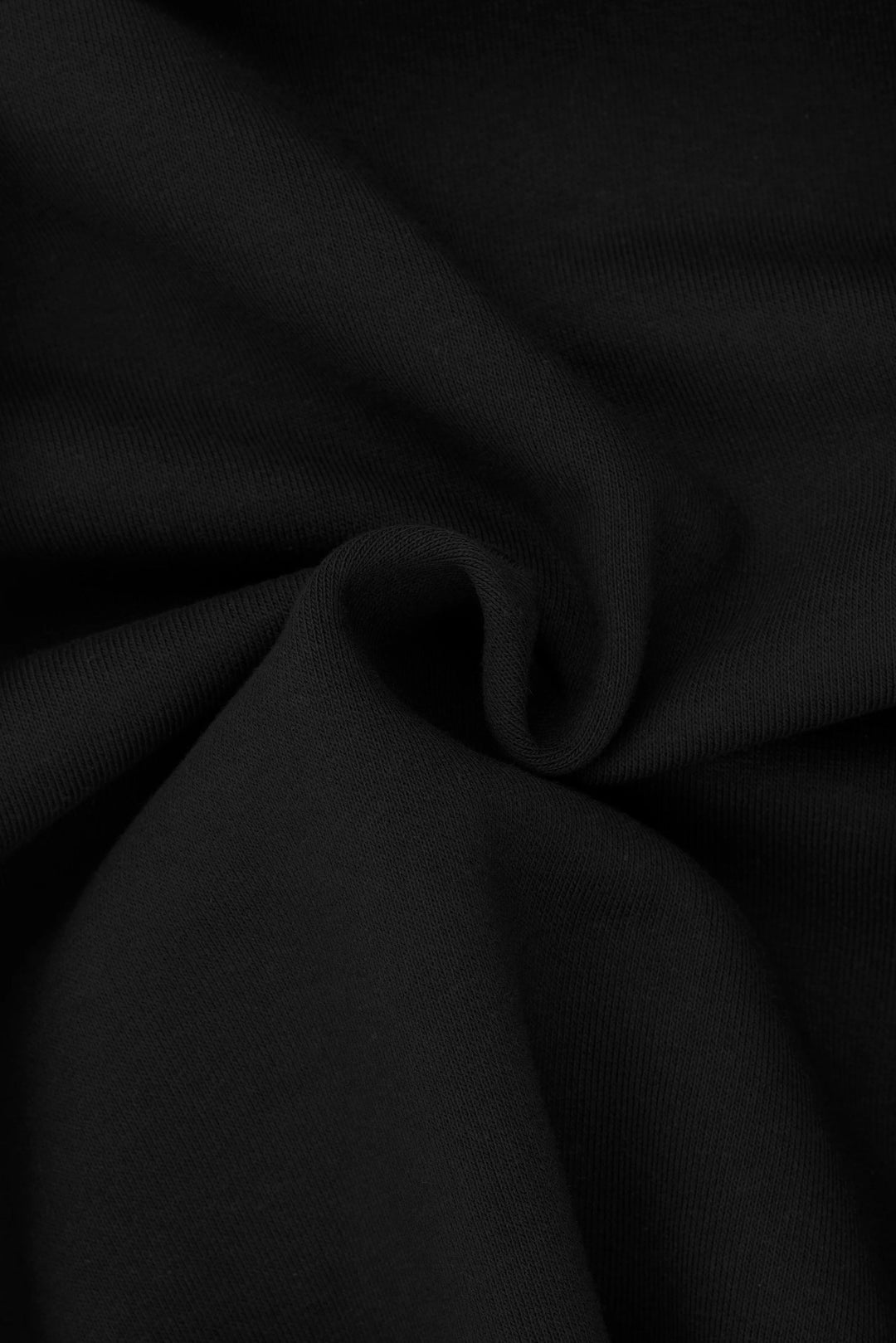 Premium Minimalistischer Hoodie in Schwarz