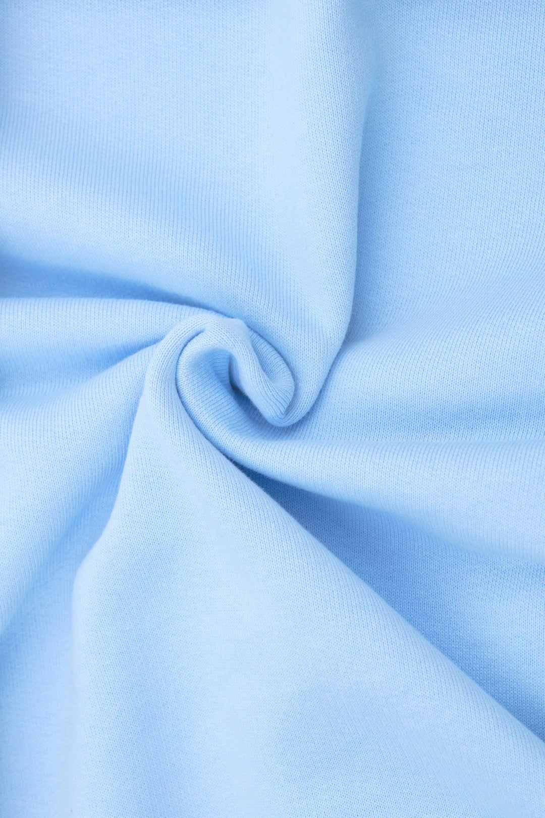 Premium Minimalistischer Hoodie in Hellblau