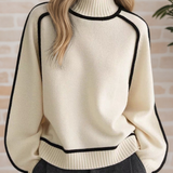Donna – Rollkragenpullover mit Paspeln