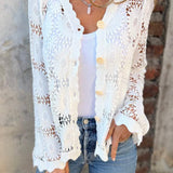Marga – Häkeljacke mit Ajour