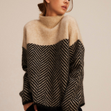 Hedda – Pullover mit Fischgrät-Muster