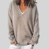 Roselinde – Pullover mit tiefem V