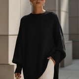 Cindy – Longpullover im Poncho-Stil