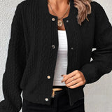 Lucille - Strickjacke mit Zopfmuster