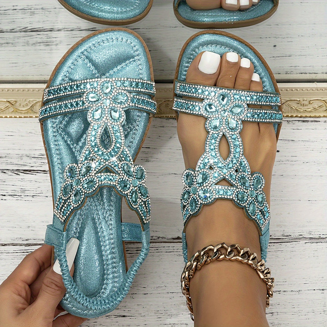 Zina | Orthopädische Kristall Sandalen