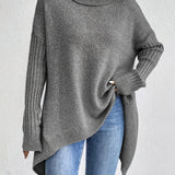 Audrey – Oversize-Rollkragenpullover