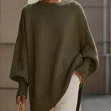 Cindy – Longpullover im Poncho-Stil