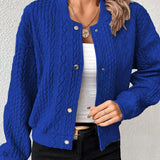 Lucille - Strickjacke mit Zopfmuster