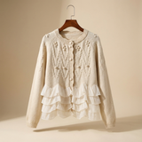 Josefine – Strickjacke mit Volants