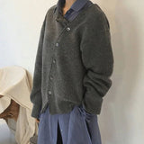 Ricarda – Strickjacke mit Schrägleiste