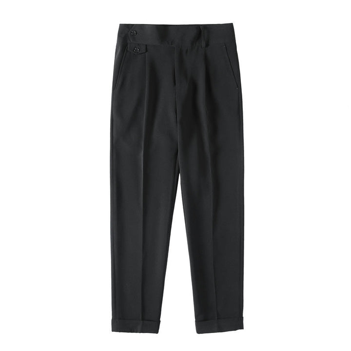 Sartoriale High-Waist Anzughose in Weiß