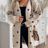 Mabel – Longcardigan mit Herzen