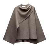 Gundula – Cape mit Schal-Detail