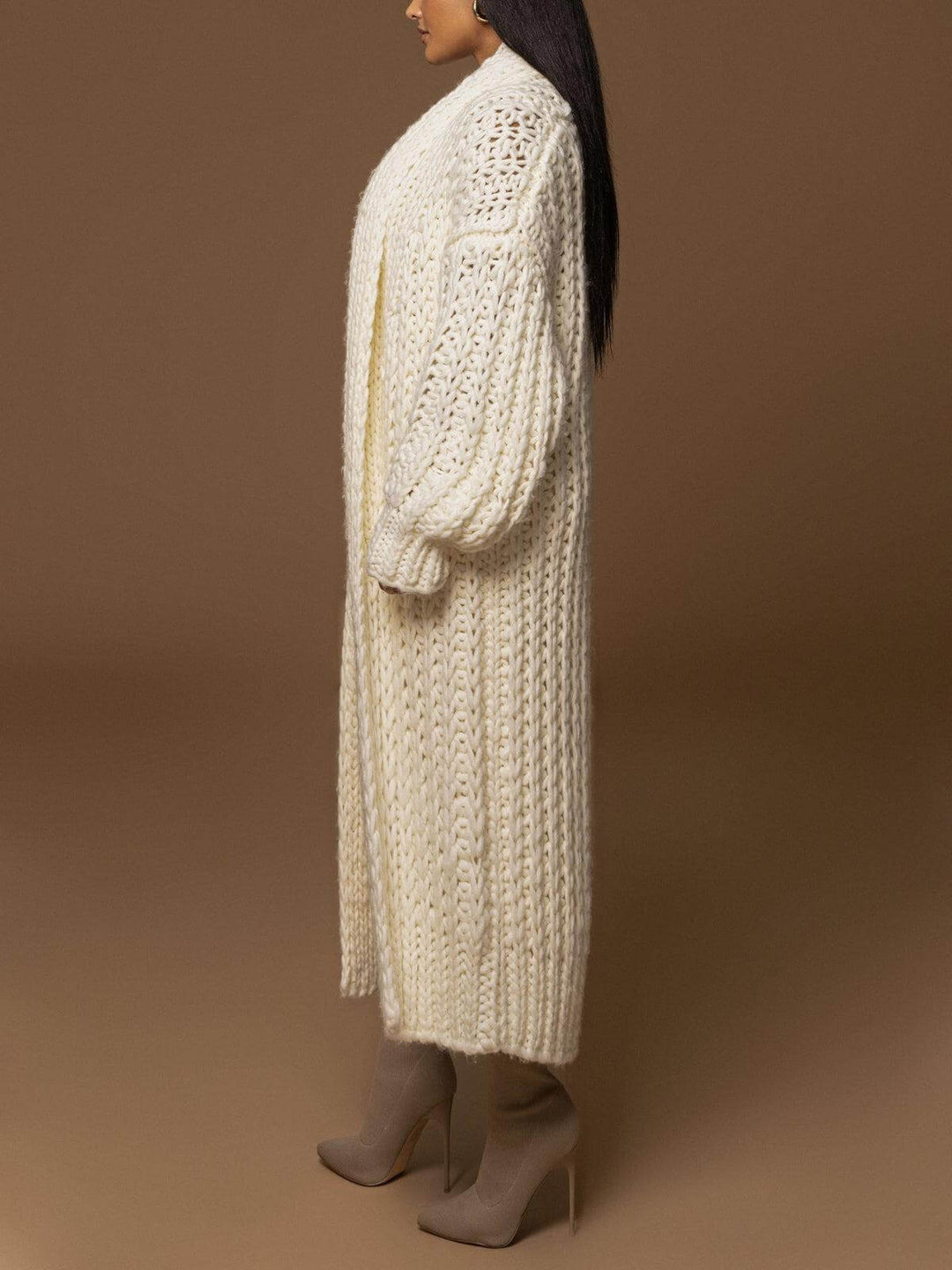 Strick-Cardigan-Set im Oversize-Look