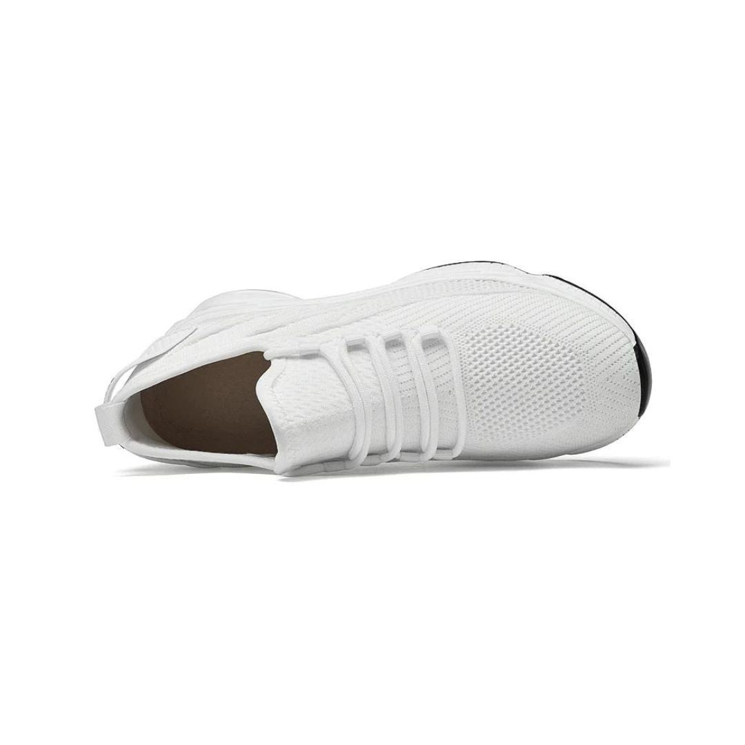 Chunky Urban-Sneaker mit Mesh-Details in Weiß