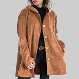 Cordia – Cordjacke mit Kapuze