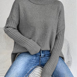 Audrey – Oversize-Rollkragenpullover